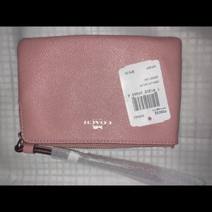 Authentic Coach Small Corner Zip Wristlet